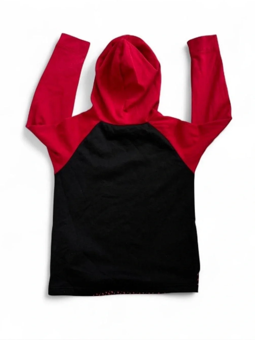 Starter Boys 2Pc Fleece Active Set Hoodie Pants Red Black Size 8 Soft W/Pockets